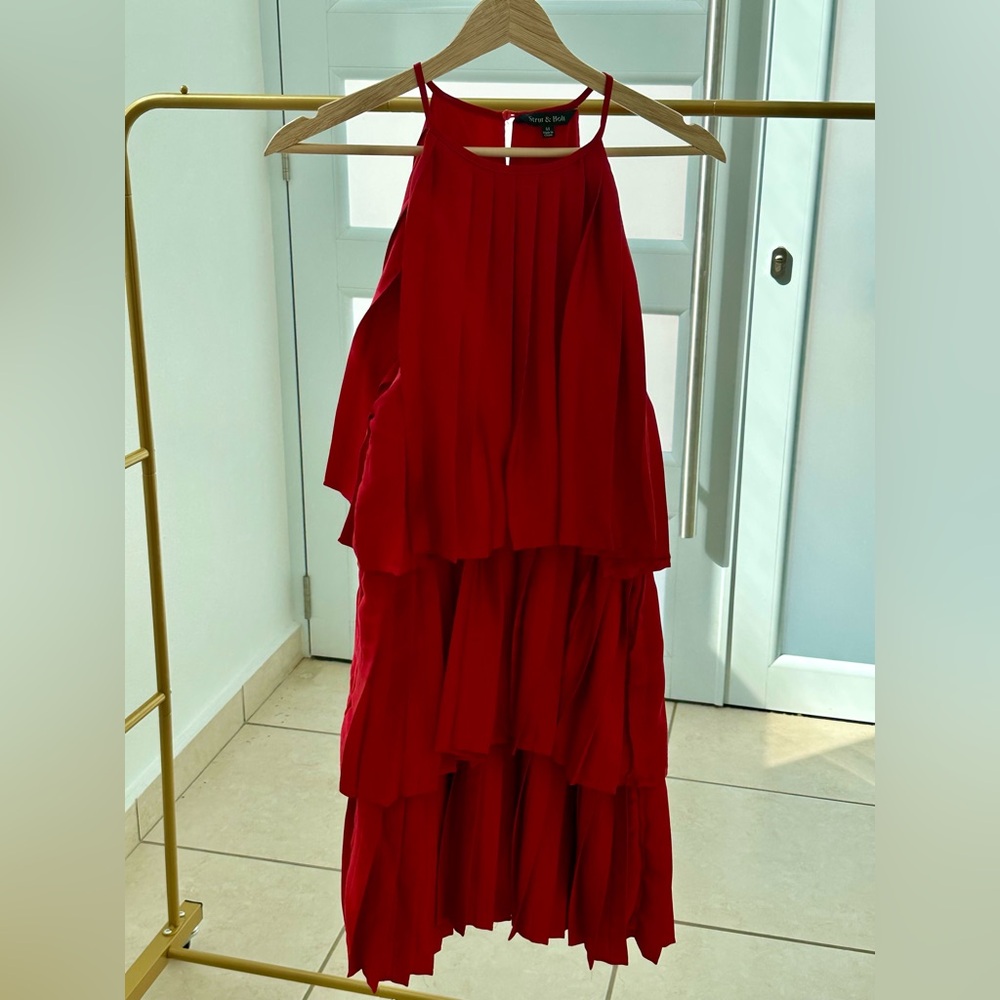 Layers Red Dress